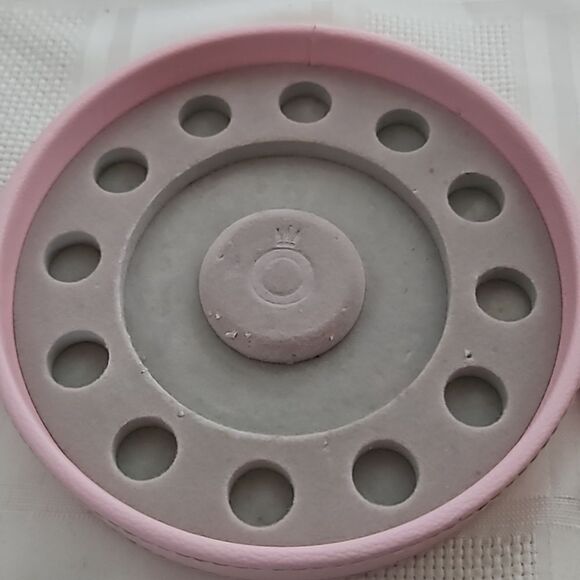 Pandora Authentic 20th Edition Charms & Bracelet Round Jewelry Box Pink - Picture 9 of 16